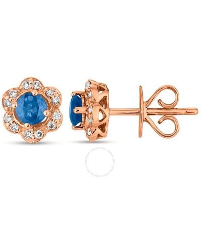 Le Vian Blueberry Sapphire Earrings Set - Metallic