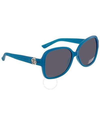 Guess Factory Smoke Butterfly Sunglasses Gf0275 87a 58 - Blue
