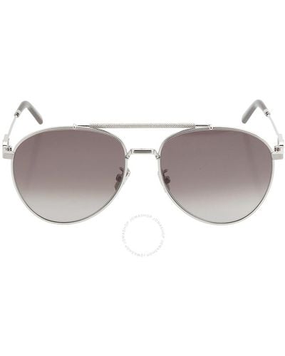 Dior Gray Gradient Pilot Sunglasses