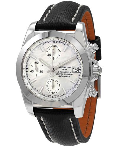 Breitling Chronomat 38 Chronograph Automatic Chronometer Watch -218x - Metallic