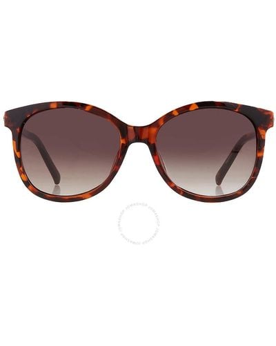 Guess Factory Brown Gradient Oval Sunglasses Gf0394 52f 56