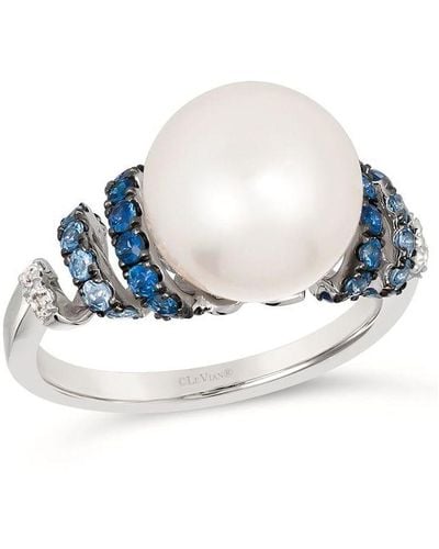 Le Vian Wisdon Pearls Rings Set - Blue