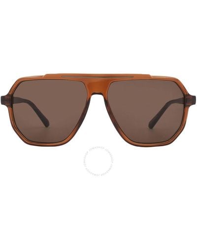 Guess Factory Brown Navigator Sunglasses Gf5088 45e 60
