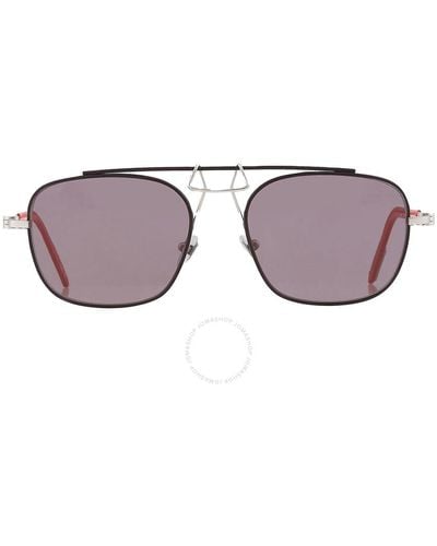 Calvin Klein Grey Pilot Sunglasses Cknyc1810s 001 52 - Brown