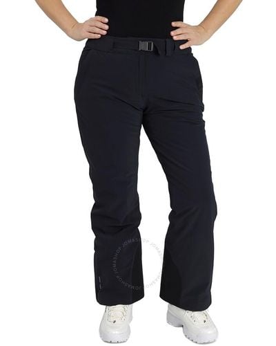 Moncler Buckled Ankle-zip Straight Trousers - Blue