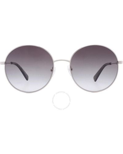 Longchamp Gray Gradient Round Sunglasses Lo143s 711 58