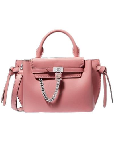 Michael Kors Leather Extra-small Hamilton Legacy Belted Satchel - Pink
