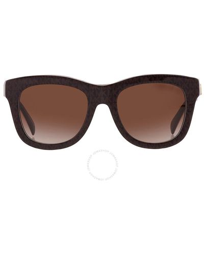 Michael Kors Brown Gradient Square Sunglasses Mk2193u 370613 52