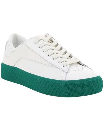 BY FAR Rodina Leather Low-top Trainers - Green