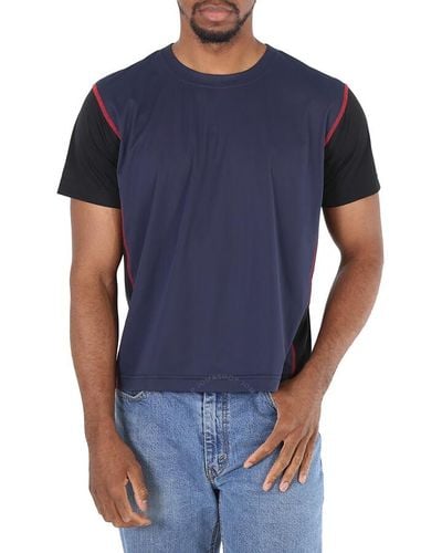 Sunnei Navy Sunney Short Sleeve T-shirt - Blue