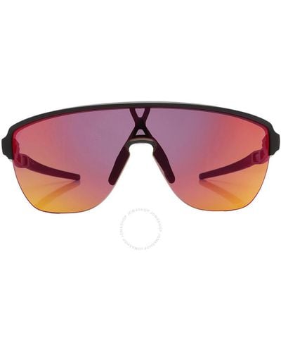Oakley Corridor Prizm Road Mirrored Shield Sunglasses Oo9248 924802 142 - Purple