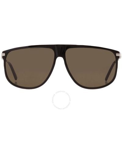 Dior Dark Gray Browline Sunglasses Dm40029u 01j 63 - Black