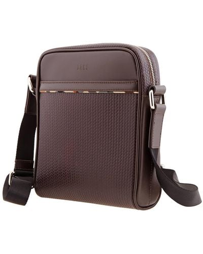 Daks Dryden Brown Leather Messenger Bag