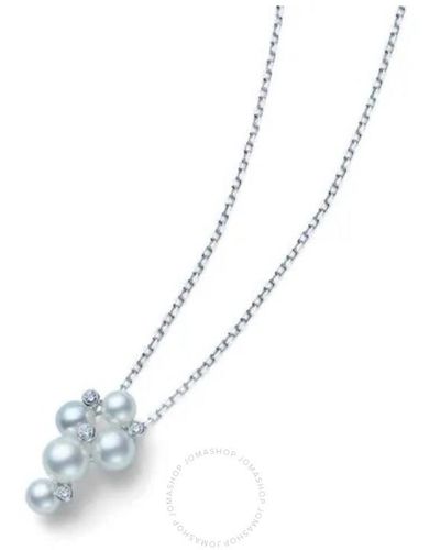 Mikimoto Bubbles Pendant Necklace - White