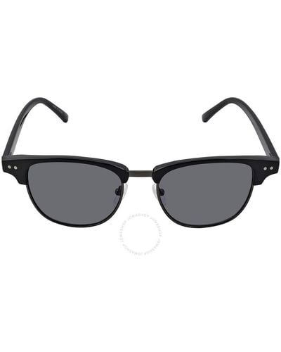 Calvin Klein Gray Square Sunglasses - Brown