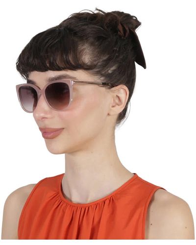 Kate Spade Brown Gradient Cat Eye Sunglasses Britton/g/s 035j/ha 55 - Pink