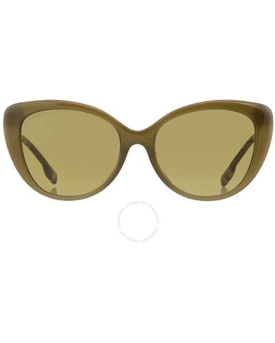 Burberry Cat Eye Sunglasses Be4407f 4090/2 54 - Green