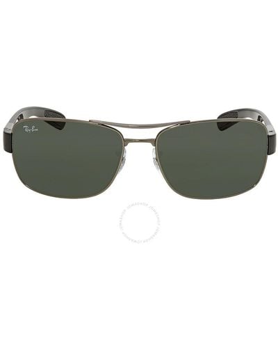 Ray-Ban Green Classic Rectangular Sunglasses Rb3522 004/71 - Grey