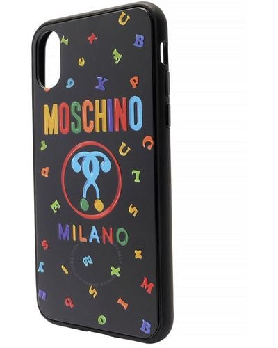 Moschino Letter Logo Iphone X Case - Black