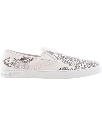 Tod's Slip-on Shoes Leather - White