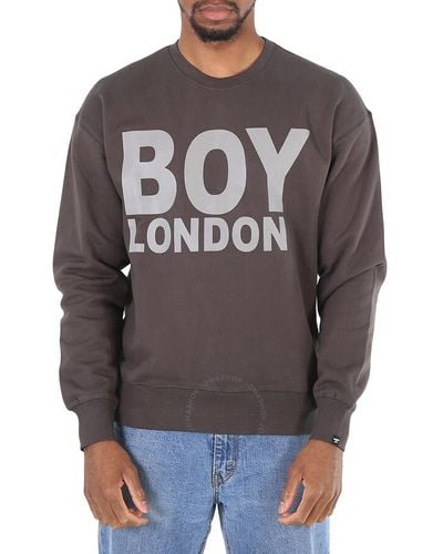 BOY London Dark Reflective Sweatshirt - Grey