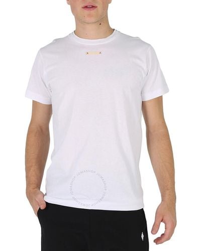 Maison Margiela Patch Detail Cotton Jersey T-shirt - White