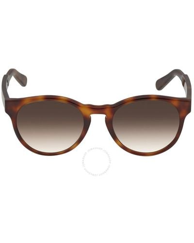 Ferragamo Brown Gradient Round Sunglasses Sf1068s 240 52