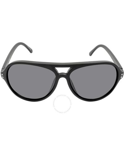 Calvin Klein Gray Pilot Sunglasses