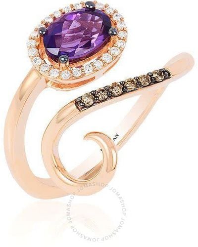 Le Vian Grape Amethyst Ring Set - Pink