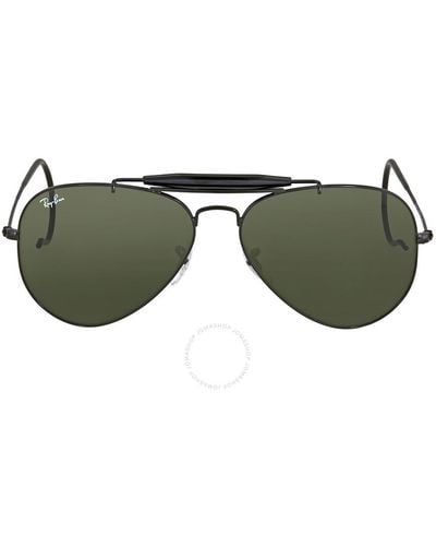 Ray-Ban Outdoorsman Classic G-15 Sunglasses Rb3030 L9500 58 - Green