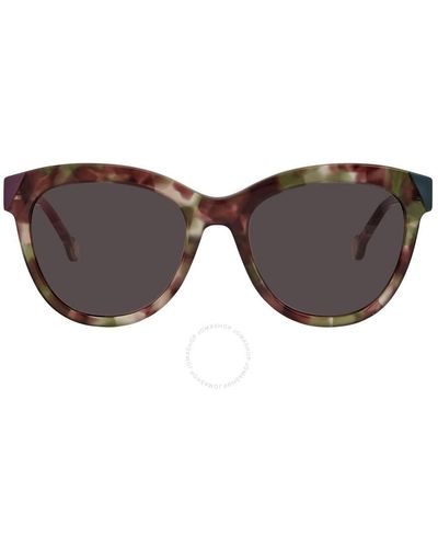 Carolina Herrera Smoke Cat Eye Sunglasses She743 07d7 52 - Brown
