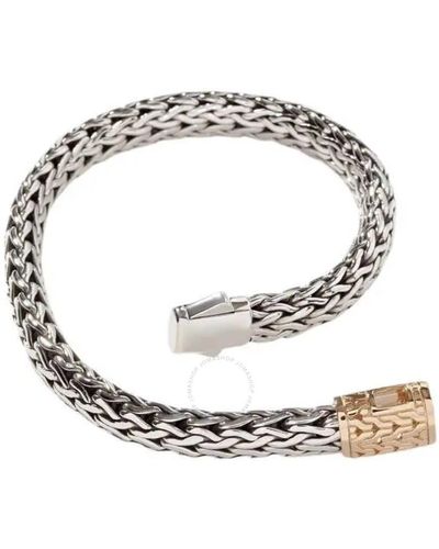 John Hardy Classic Chain Sterling Silver Bracelet - Metallic