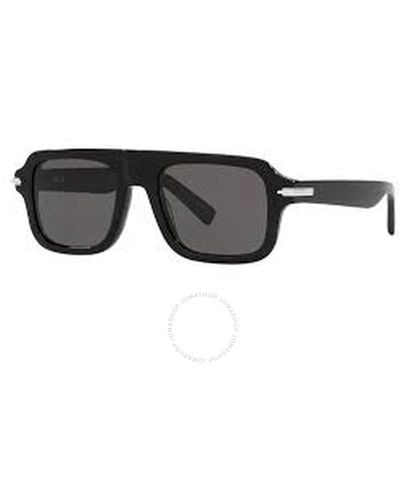 Dior Grey Navigator Sunglasses Blacksuit N2i Dm40060i 01a 52