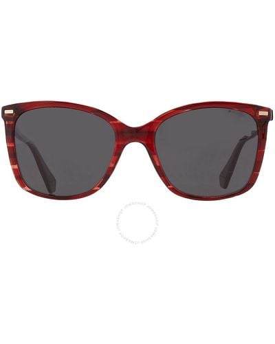 Polaroid Gray Square Sunglasses Pld 4108/s 00uc/m9 55 - Black