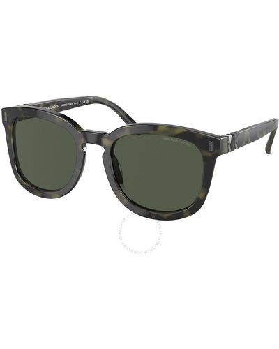 Michael Kors Grand Teton Olive Square Sunglasses Mk2203 39432 54 - Grey