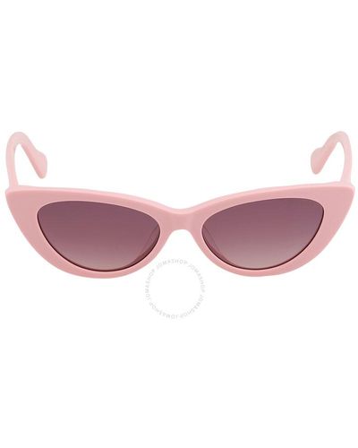 Guess Brown Mirror Cat Eye Girls Sunglasses - Pink