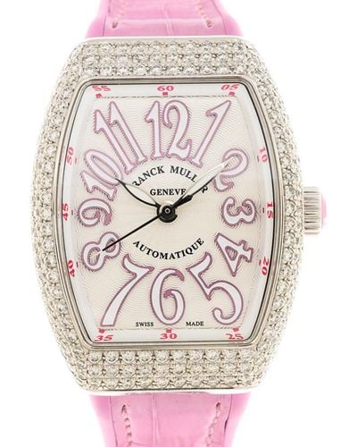 Franck Muller Vanguard Automatic Diamond Silver Dial Watch V 29 Sc At Fo D (ac.rs) - Metallic