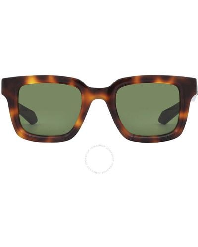 Ferragamo Green Square Sunglasses Sf1064s 240 48 - Brown