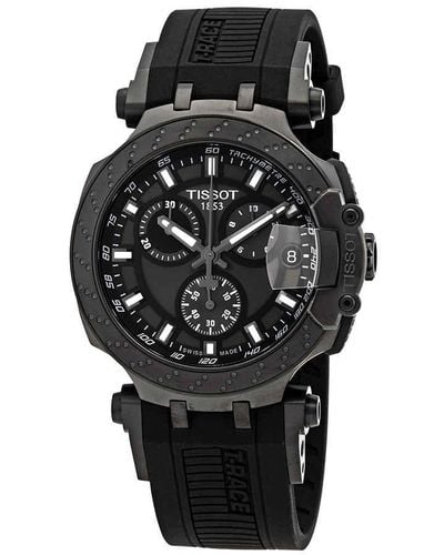Tissot T-race Chronograph Anthracite Dial Watch - Black