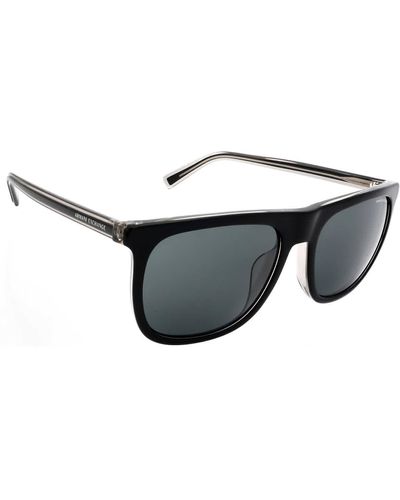 Armani Exchange Square Sunglasses Ax4102sf 831887 57 - Black
