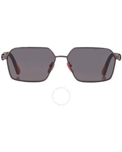 Moncler Montage Smoke Navigator Sunglasses Ml0268 08a 59 - Metallic