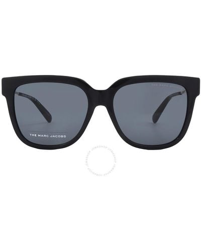 Marc Jacobs Gray Square Sunglasses Marc 580/s 0807/ir 55