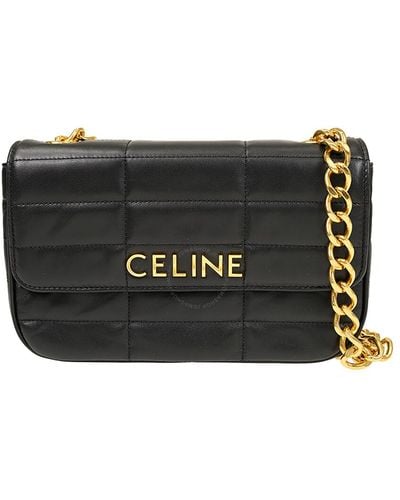 Celine Chain Shoulder Bag - Black
