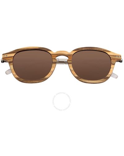 Earth Kavaja Square Sunglasses - Brown