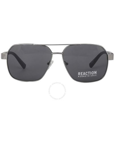 Kenneth Cole Smoke Navigator Sunglasses - Grey
