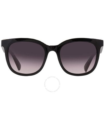 Skechers Smoke Gradient Geometric Sunglasses Se6231 01b 52 - Black