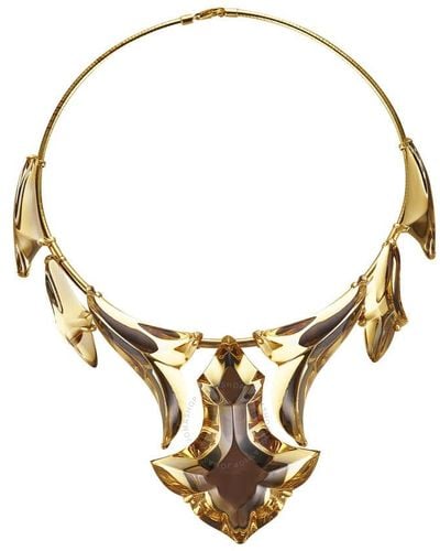 Baccarat Crystal Pampille Collar Necklace - Metallic
