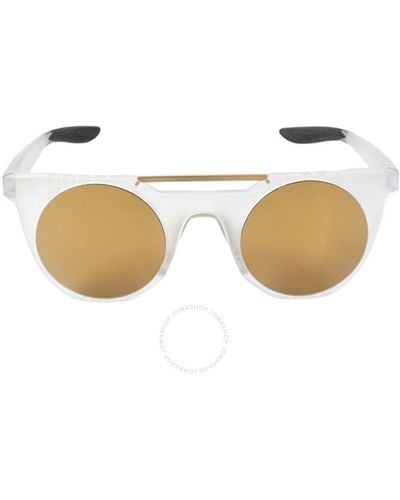 Nike Gold Round Sunglasses Bandit Rise X Kfb M Cw6580 913 45 - Multicolour
