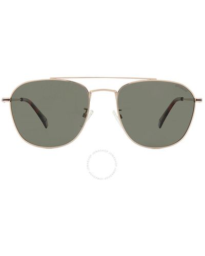 Polaroid Polarized Grey Pilot Sunglasses Pld 2084/g/s 0j5g/uc 57 - Green