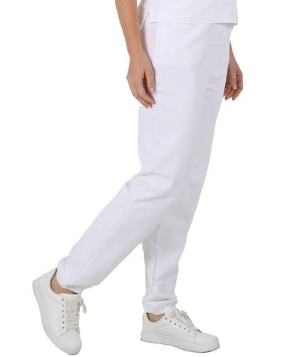 Moschino Cotton Logo Detail sweatpants - White